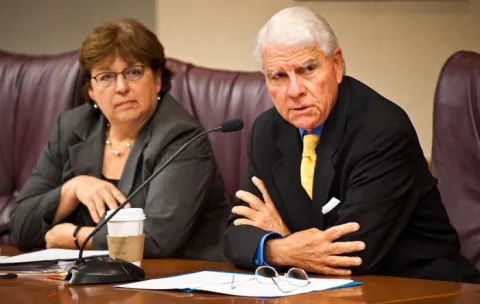 Deputy Director Jill Sayenga and AO Director, Judge Thomas F. Hogan