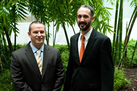 Donald Martenz, left, and William "PJ" Isbell, right.